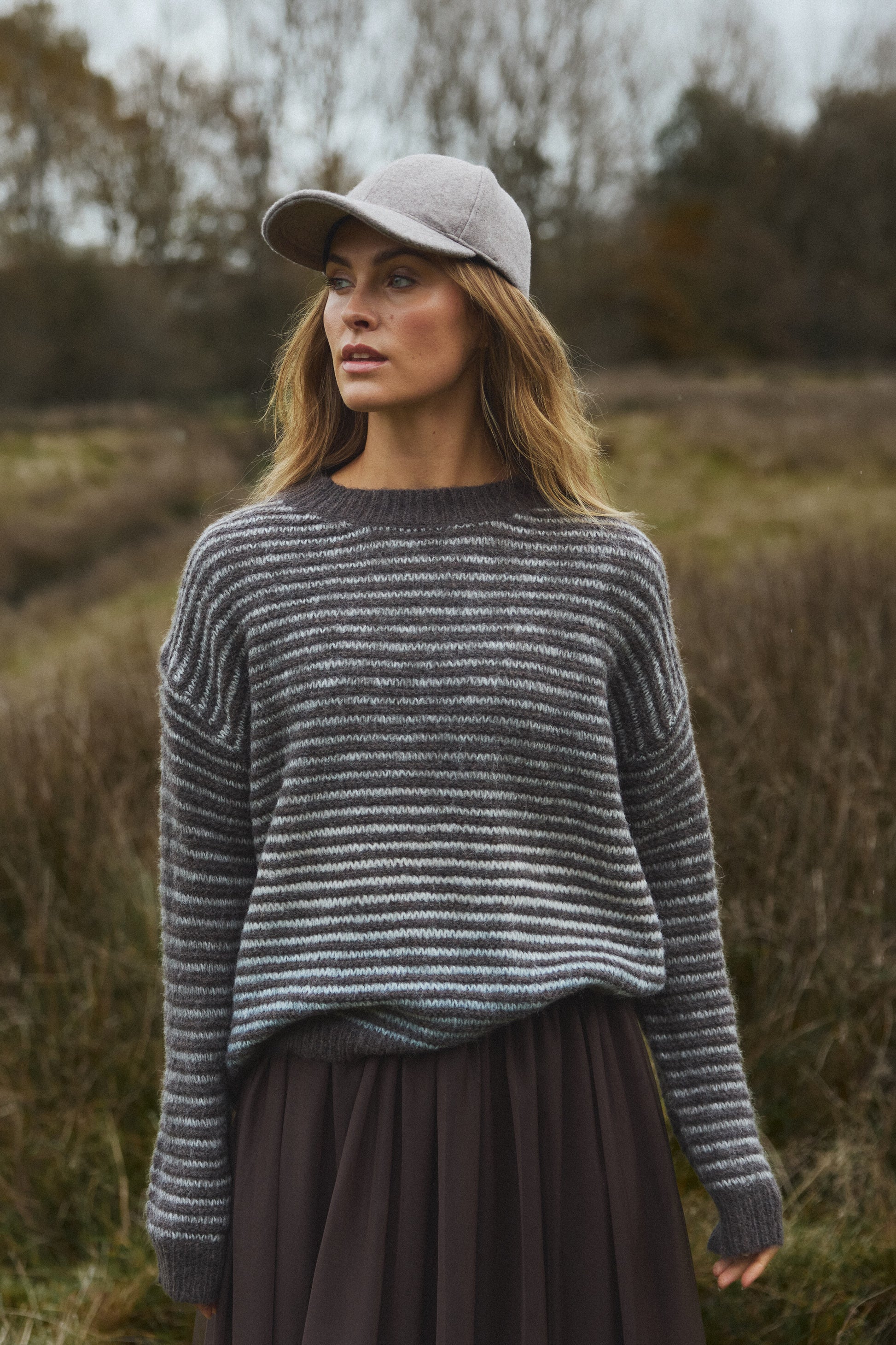 LUXZUZ // ONE TWO Asra Knit Knit 788 Chocolate Chip