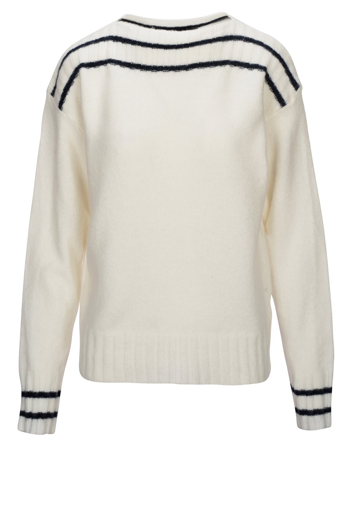 LUXZUZ // ONE TWO Aud Knit Knit 737 Cream