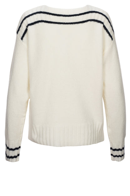 LUXZUZ // ONE TWO Aud Knit Knit 737 Cream