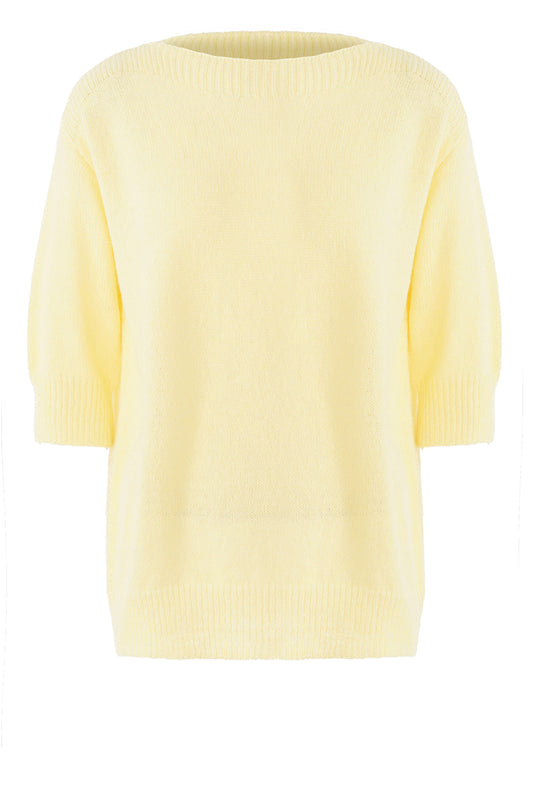 LUXZUZ // ONE TWO Barbro Knit Knit 129 Pastel Yellow