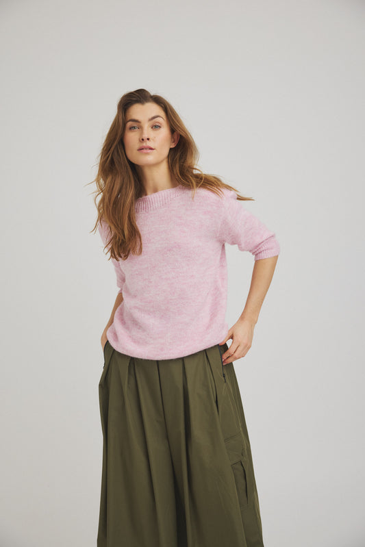LUXZUZ // ONE TWO Barbro Knit Knit 322 Pink Lady