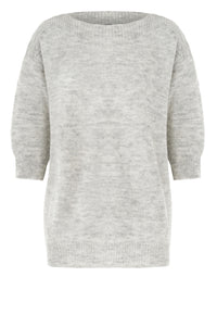 Barbro Knit - Light Grey Melange
