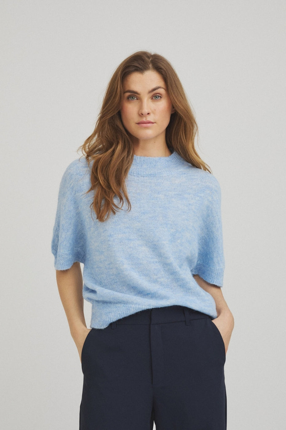 LUXZUZ // ONE TWO Batseba Knit Knit 586 Forever Blue
