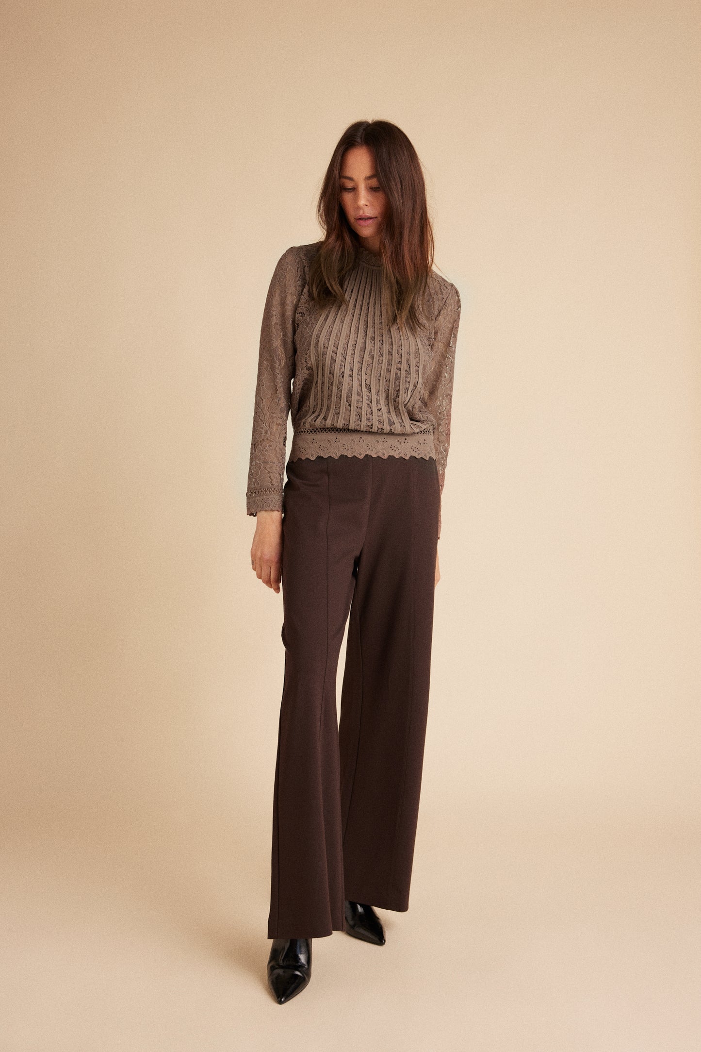 LUXZUZ // ONE TWO Beate Pant Pant 799 Choco Lux