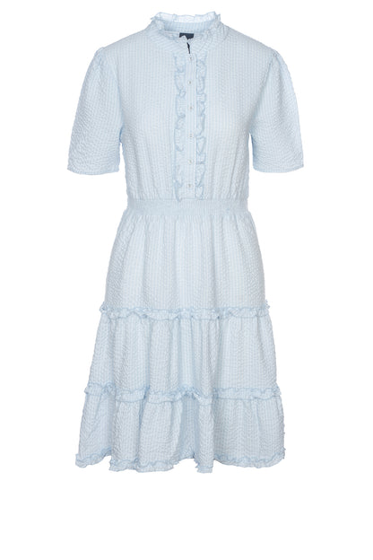 LUXZUZ // ONE TWO Beebin Dress Dress 510 Chambray Blue