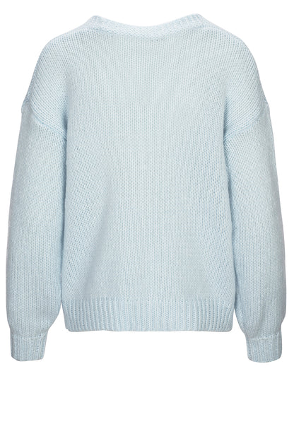 LUXZUZ // ONE TWO Bendie Knit Knit 509 Baby Blue