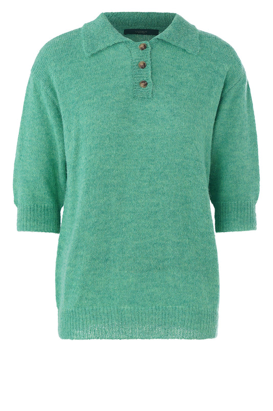 LUXZUZ // ONE TWO Benedicta Knit Knit 609 Ming Green