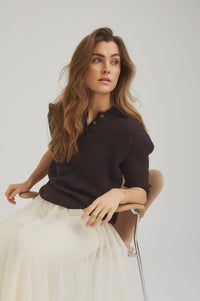 Benedicta Knit - Coffee Bean