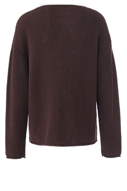 LUXZUZ // ONE TWO Benete Knit Knit 766 Chicory Coffee