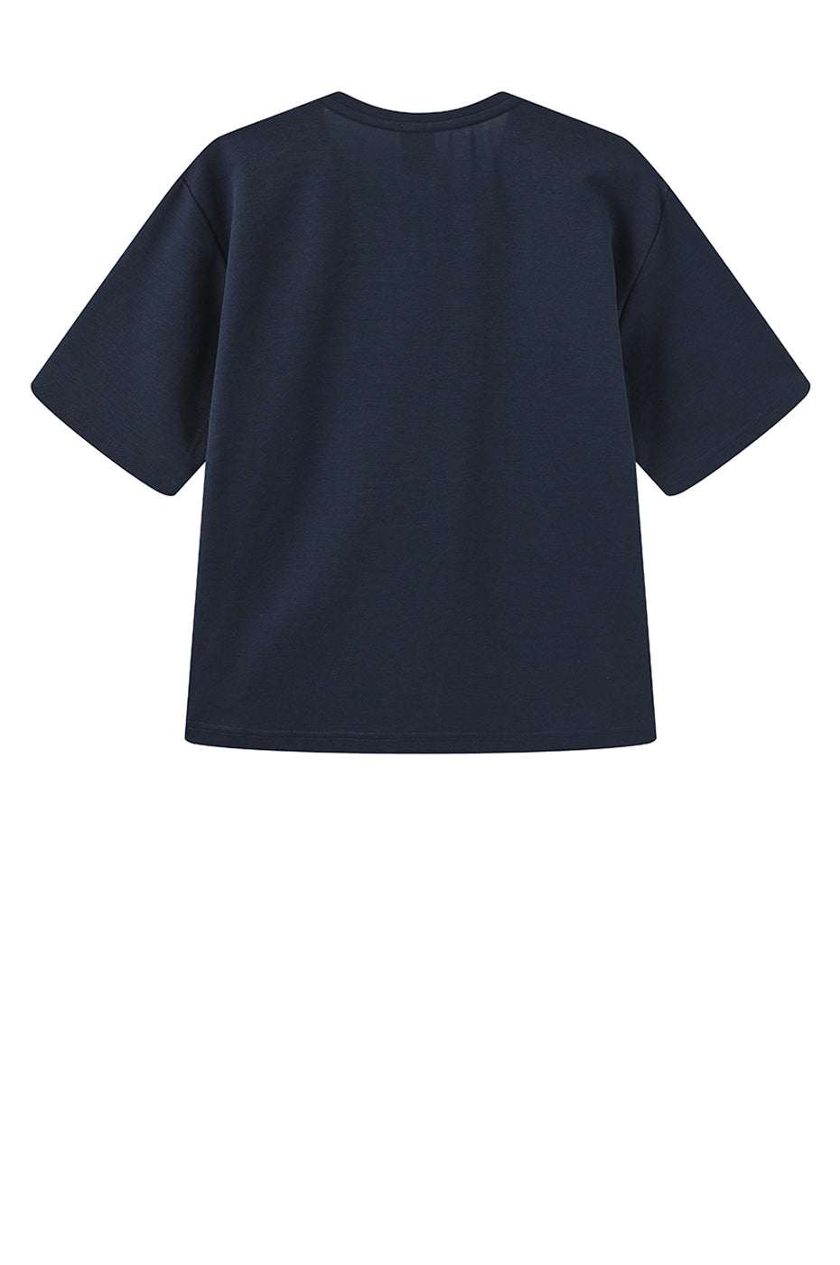 LUXZUZ // ONE TWO Boxy T-shirt T-Shirt 575 Navy Blue