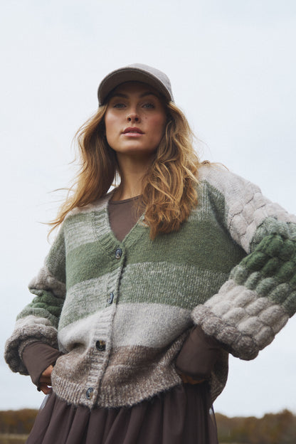 LUXZUZ // ONE TWO Calina Knit Knit 637 Dusty Olive
