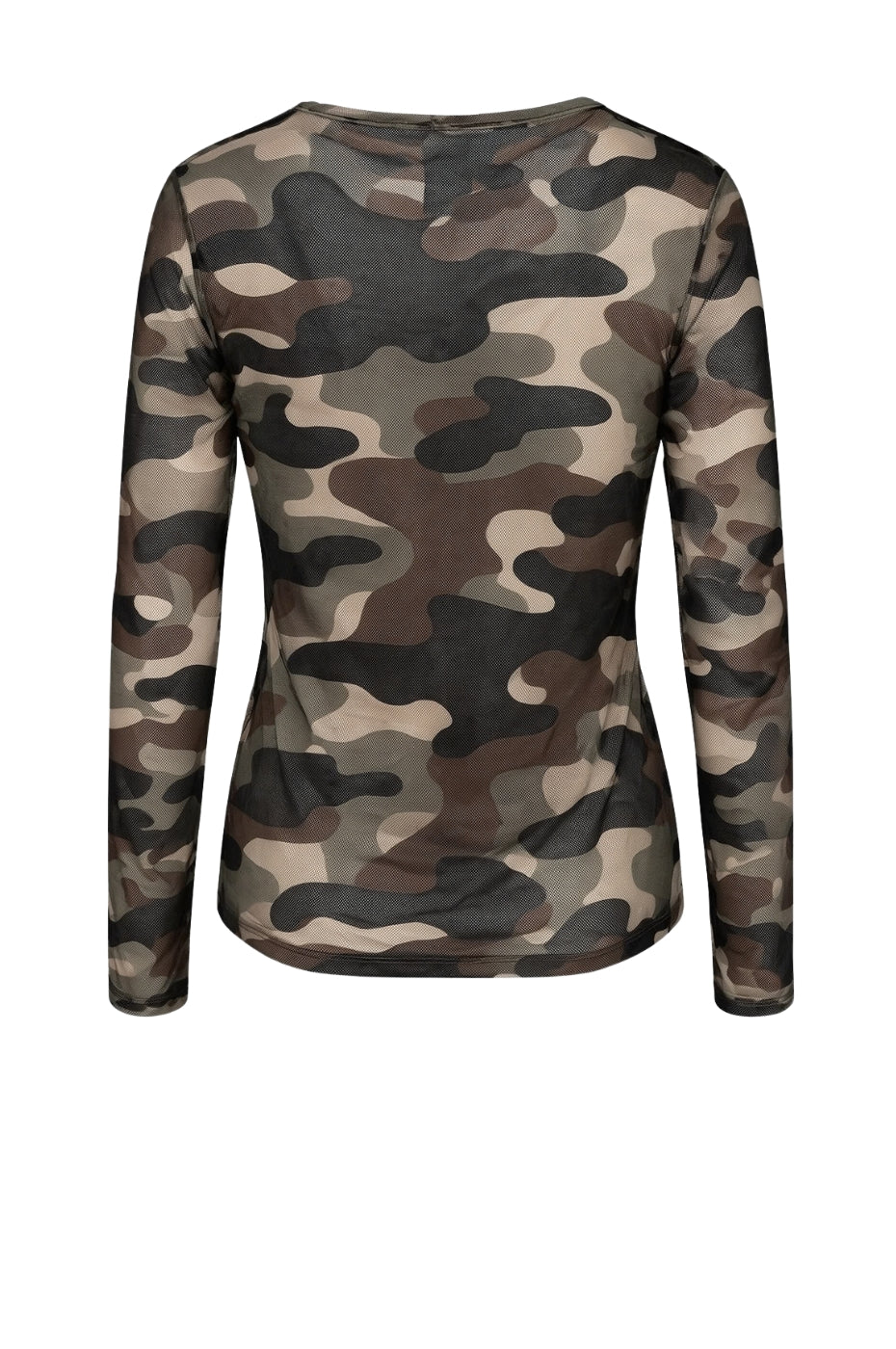 LUXZUZ // ONE TWO Camo Mesh T-shirt T-Shirt 633 Army
