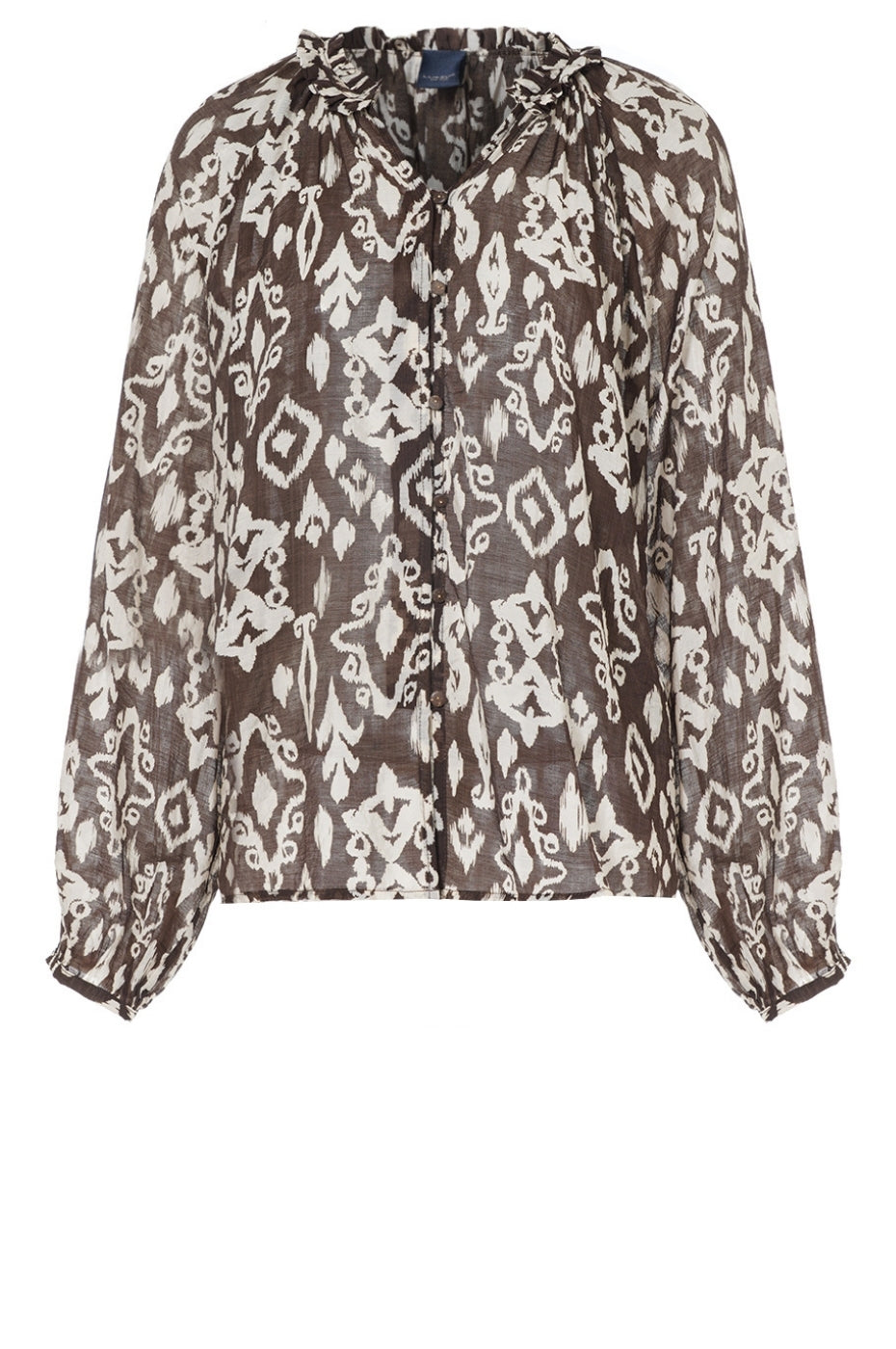 LUXZUZ // ONE TWO Chalina Shirt Shirt 795 Coffee Bean