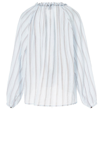 LUXZUZ // ONE TWO Chalina Shirt Shirt 503 Blue Fog