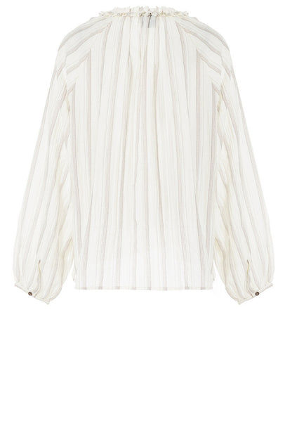 LUXZUZ // ONE TWO Chalina Shirt Shirt 737 Cream