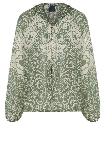LUXZUZ // ONE TWO Chalina Shirt Shirt 631 Bronze Green