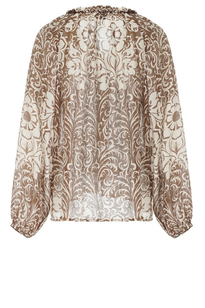 LUXZUZ // ONE TWO Chalina Shirt Shirt 798 Cocoa Brown