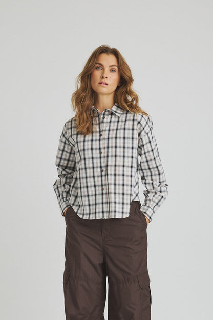 LUXZUZ // ONE TWO Checo Shirt Shirt 833 Asphalt