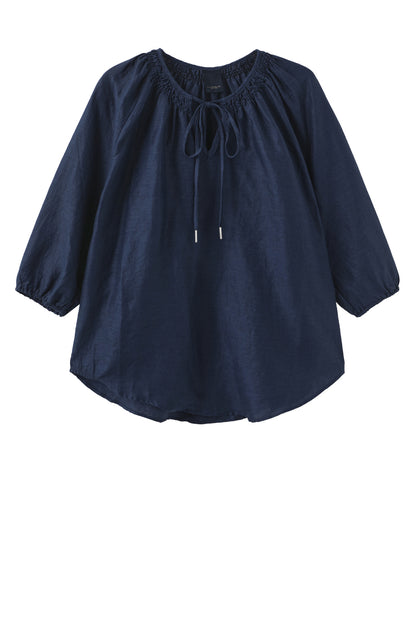 LUXZUZ // ONE TWO Cicilian Blouse Blouse 575 Navy Blue