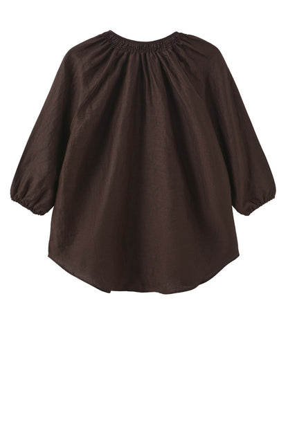 LUXZUZ // ONE TWO Cicilian Blouse Blouse 799 Choco Lux