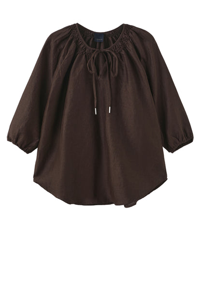 LUXZUZ // ONE TWO Cicilian Blouse Blouse 799 Choco Lux