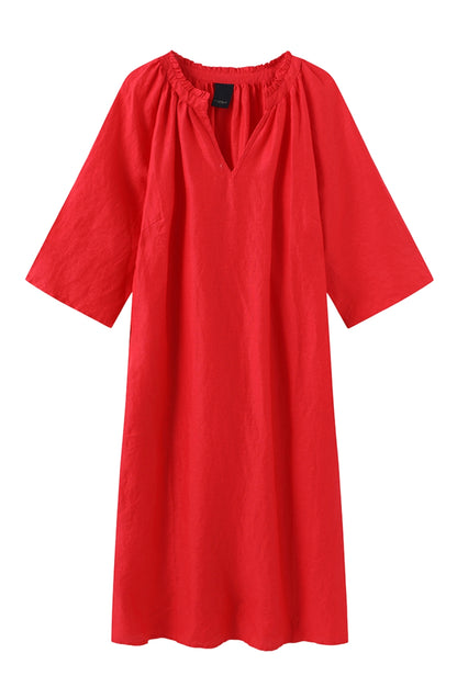 LUXZUZ // ONE TWO Cicilu Dress Dress 349 Flame Scarlet