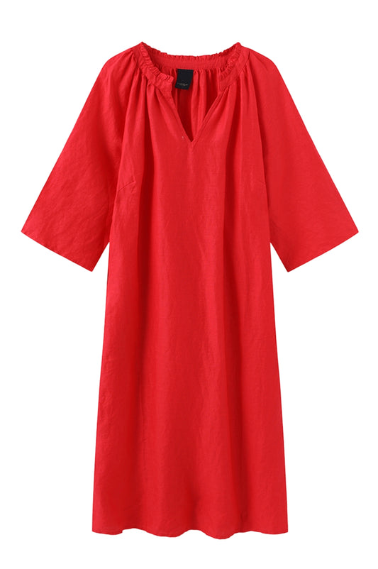 LUXZUZ // ONE TWO Cicilu Dress Dress 349 Flame Scarlet