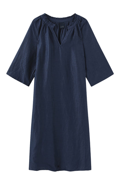 LUXZUZ // ONE TWO Cicilu Dress Dress 575 Navy Blue