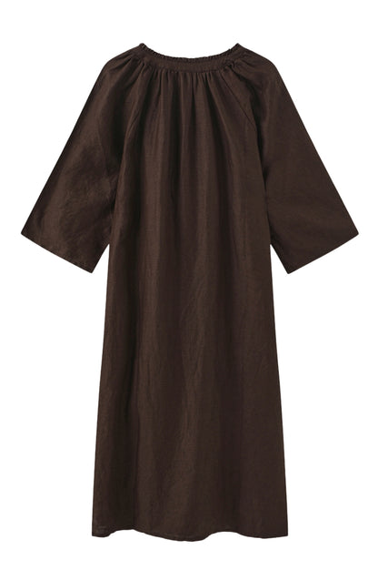 LUXZUZ // ONE TWO Cicilu Dress Dress 799 Choco Lux