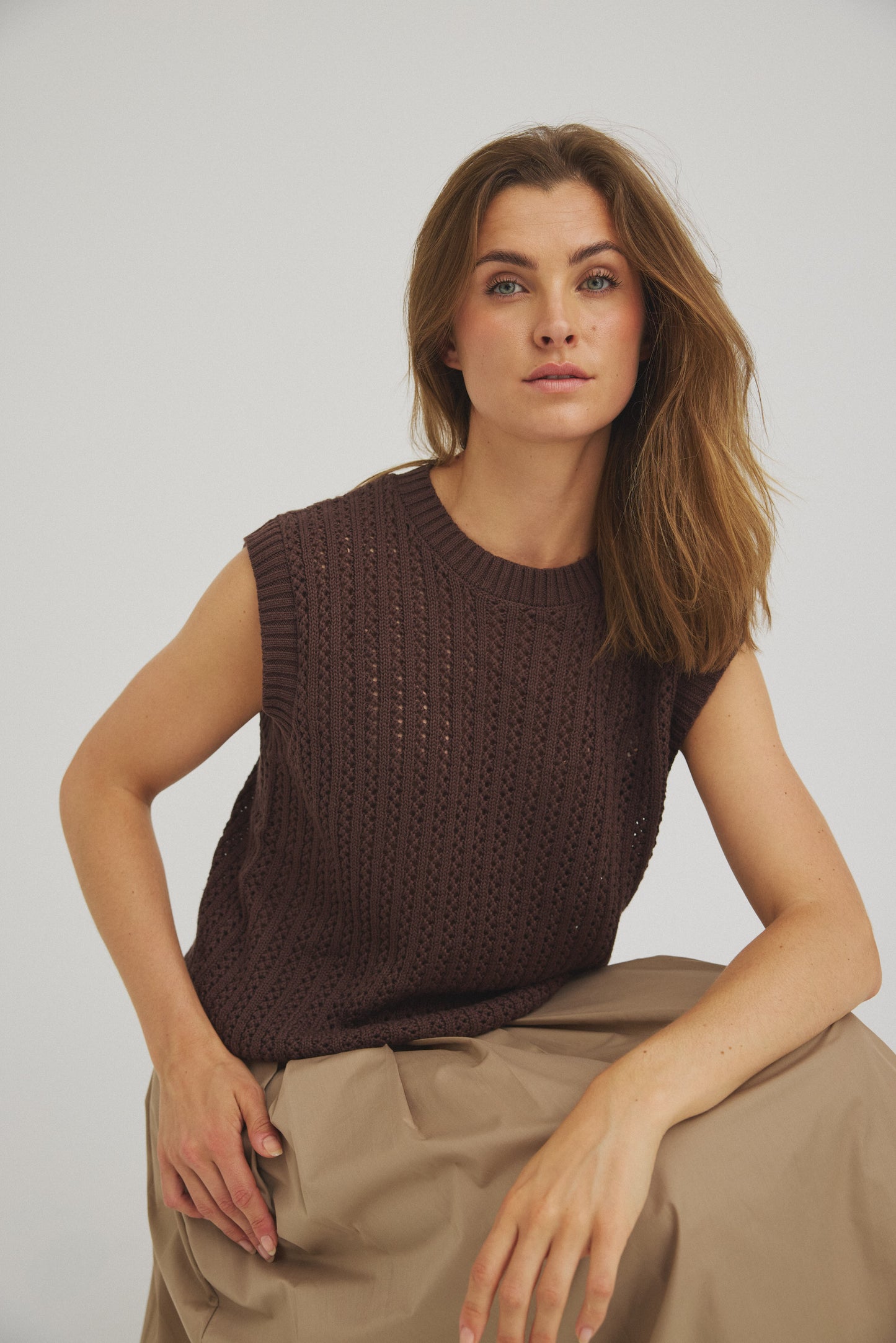 LUXZUZ // ONE TWO Corinn Knit Knit 799 Choco Lux