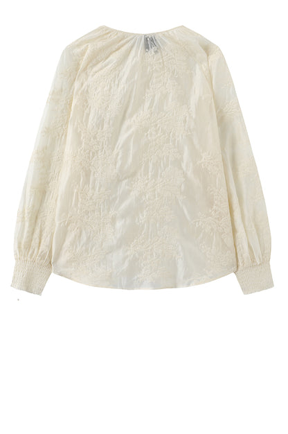 LUXZUZ // ONE TWO Eivoana Blouse Blouse 741 Ecru