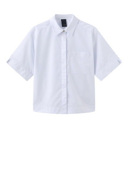 LUXZUZ // ONE TWO Elene Shirt Shirt 901 White