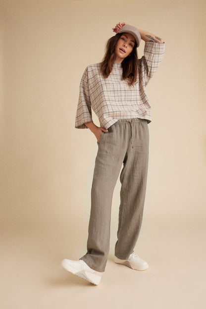 LUXZUZ // ONE TWO Elilin Pant Pant 765 Drift Wood