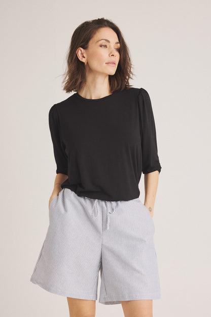 LUXZUZ // ONE TWO Elilisho Shorts Shorts 992 Salt & Pepper