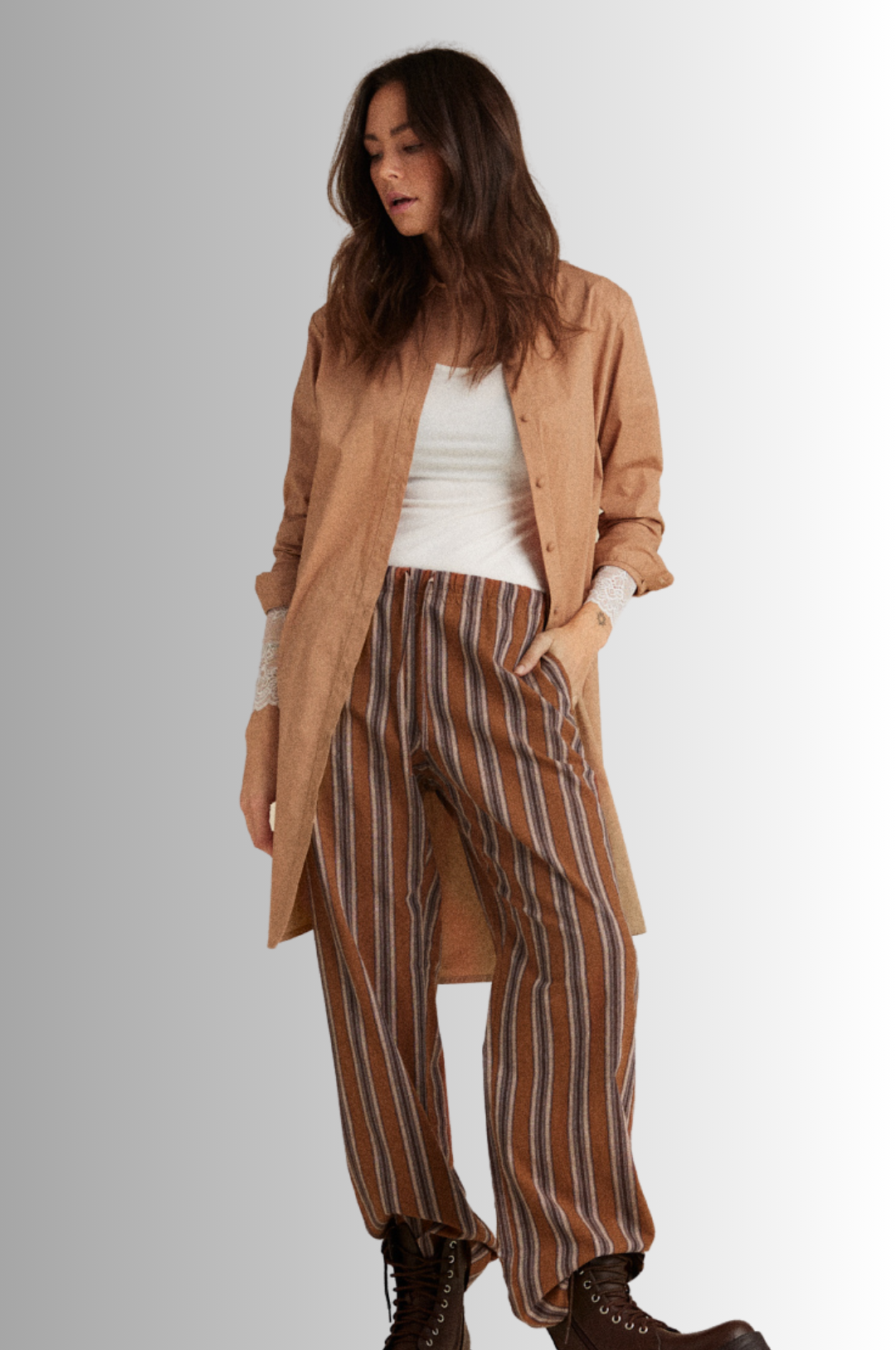 LUXZUZ // ONE TWO Elistri Pant Pant 218 Rustic Brown
