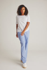 Essenti Linen T-Shirt - White