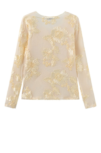 LUXZUZ // ONE TWO Florana T-Shirt T-Shirt 129 Pastel Yellow