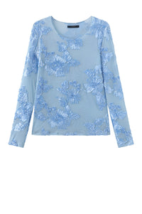 Florana T-Shirt - Chambray Blue