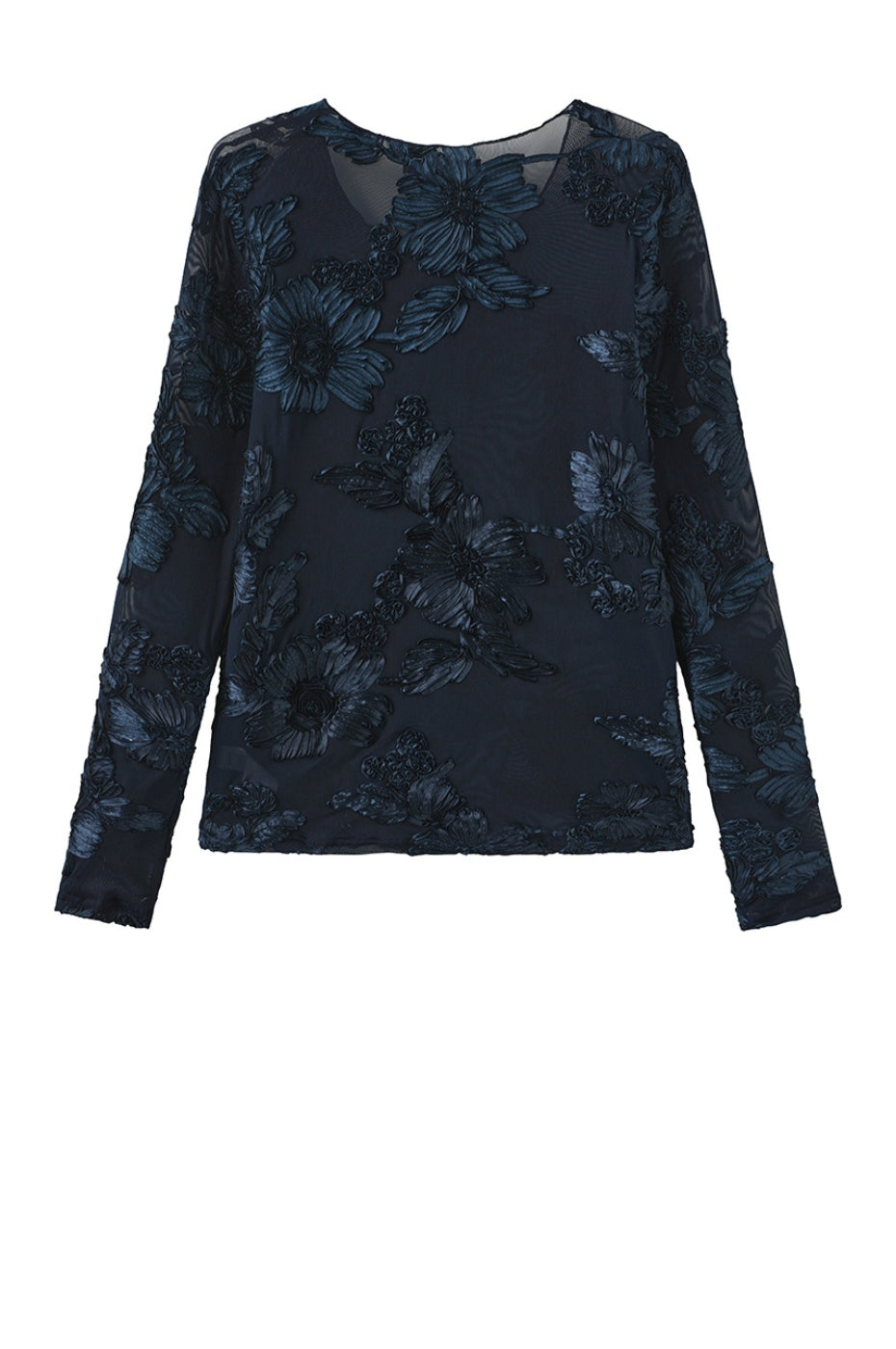 LUXZUZ // ONE TWO Florana T-Shirt T-Shirt 560 Dress Blues