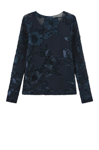 Florana T-Shirt - Dress Blues