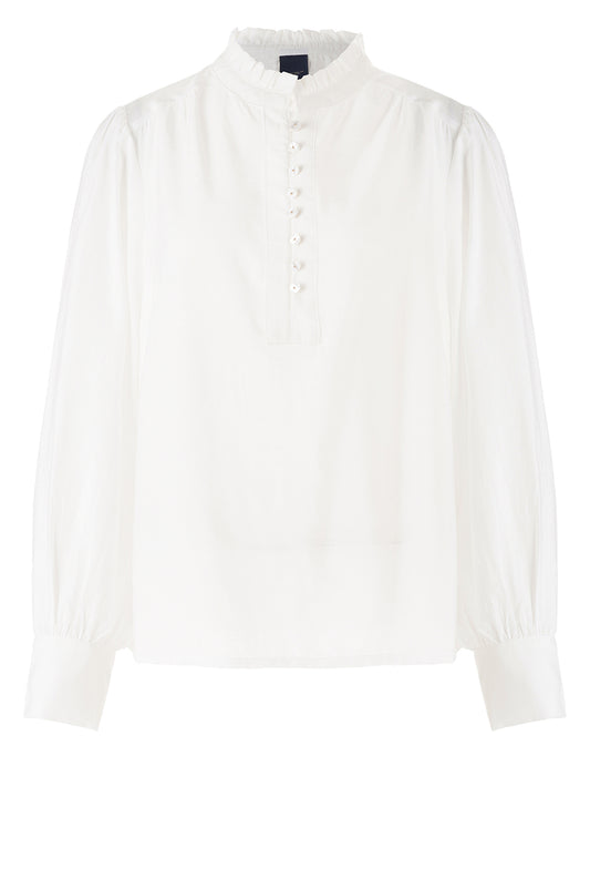 LUXZUZ // ONE TWO Flow Blouse Blouse 737 Cream