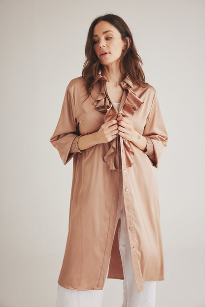 LUXZUZ // ONE TWO Gertanoa Dress Dress 759 Light Taupe