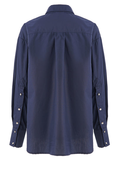LUXZUZ // ONE TWO Gertanturo Shirt Shirt 577 Night Blue
