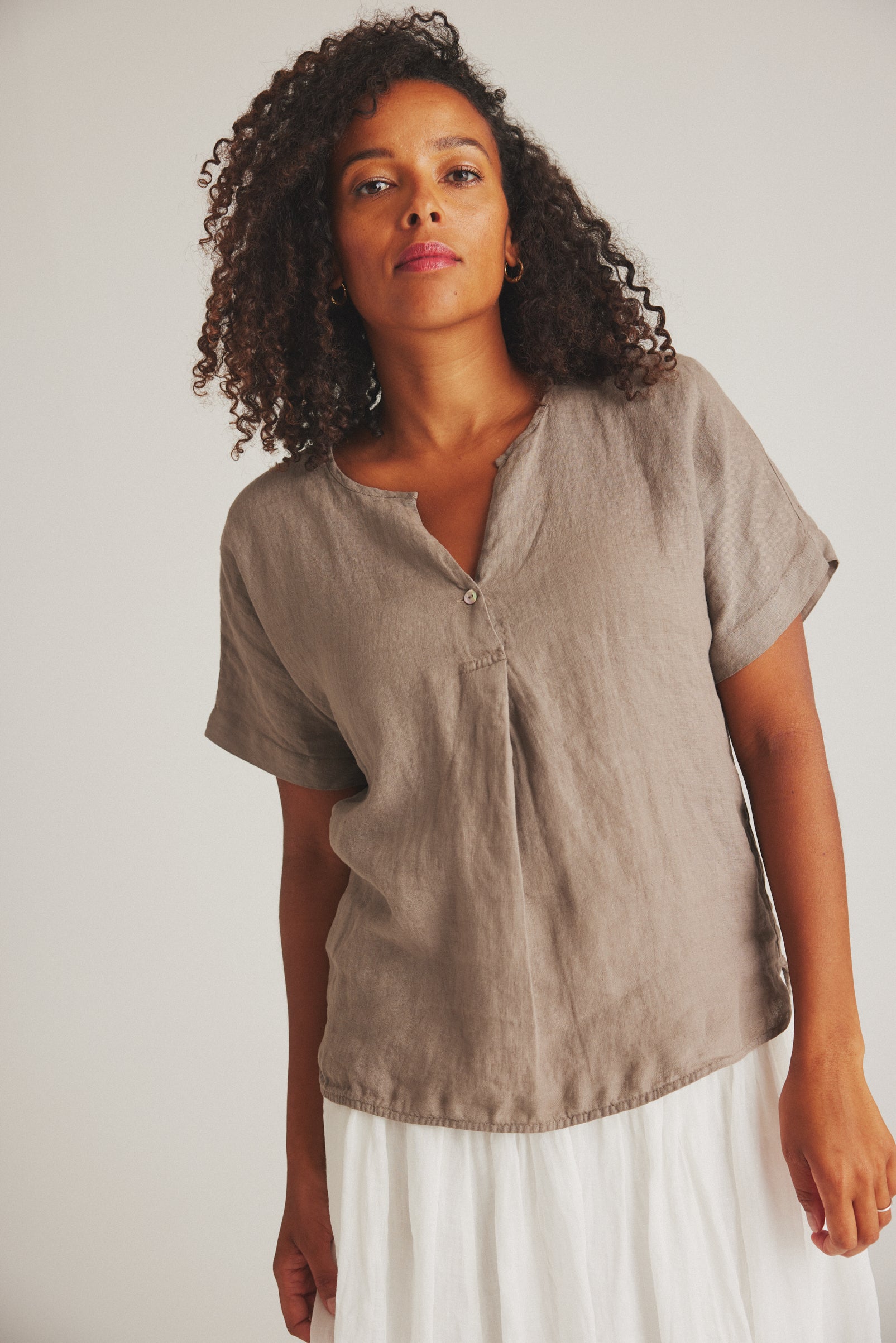 LUXZUZ // ONE TWO Helily Blouse Blouse 765 Drift Wood