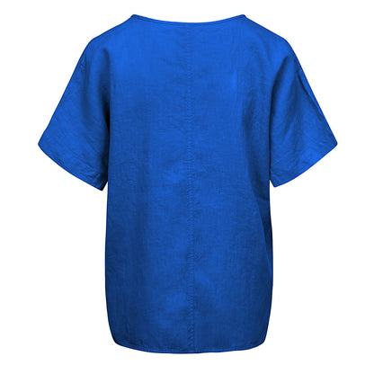 LUXZUZ // ONE TWO Helily Blouse Blouse 556 Palace Blue