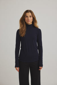 Jachio Bamboo Rollneck - Night Blue