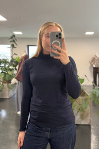 Jachio Bamboo Rollneck - Night Blue