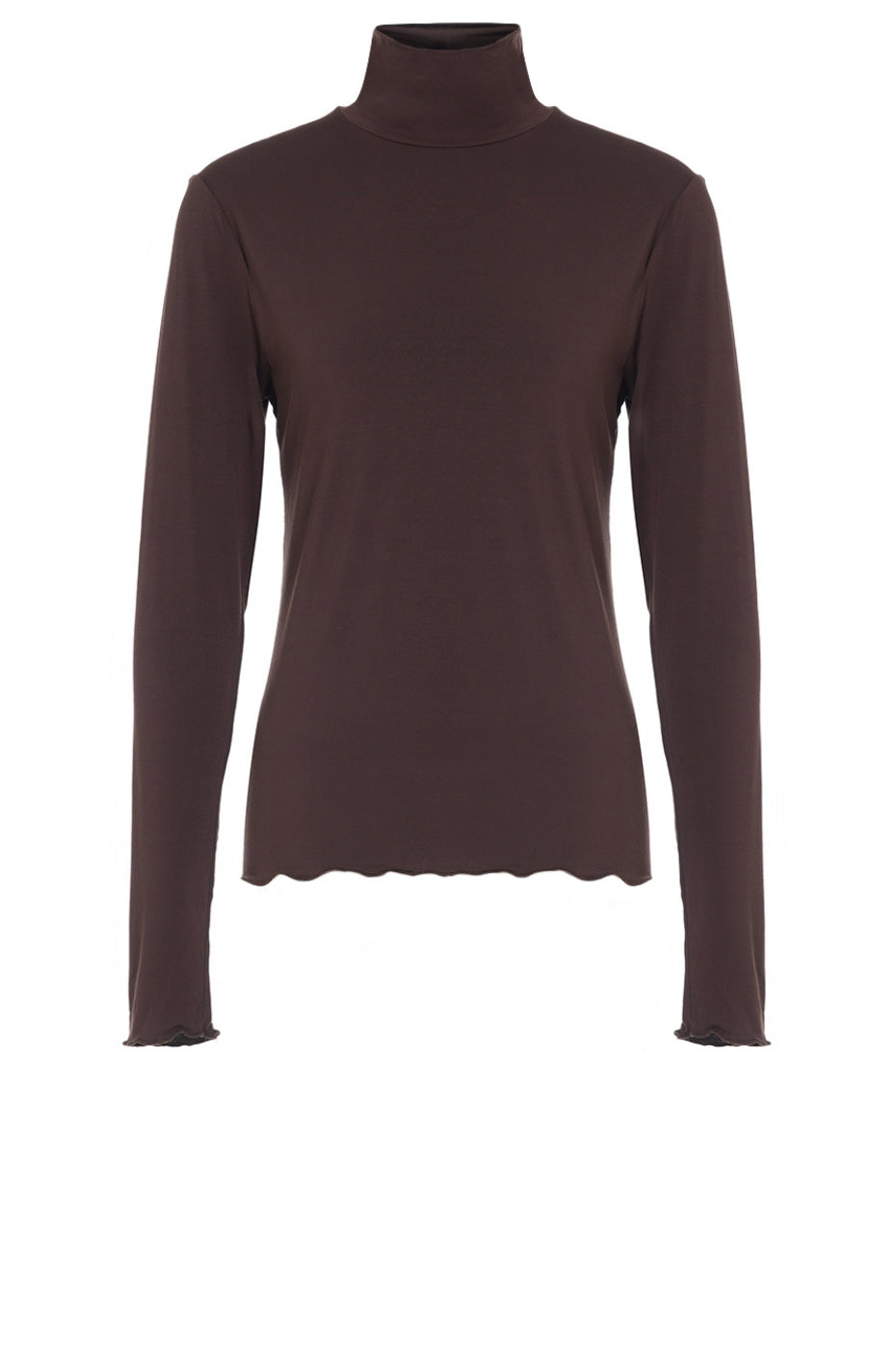 LUXZUZ // ONE TWO Jachio Bamboo T-shirt Blouse 795 Coffee Bean