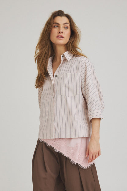LUXZUZ // ONE TWO Jani Shirt Shirt 789 Chateau Gray