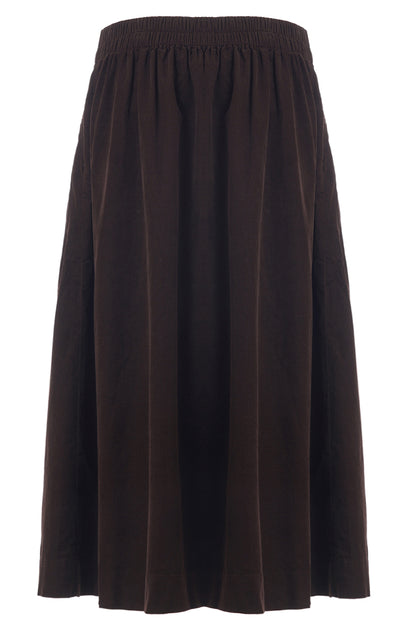 LUXZUZ // ONE TWO Jansine Skirt Skirt 790 Java Brown